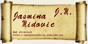 Jasmina Midović vizit kartica